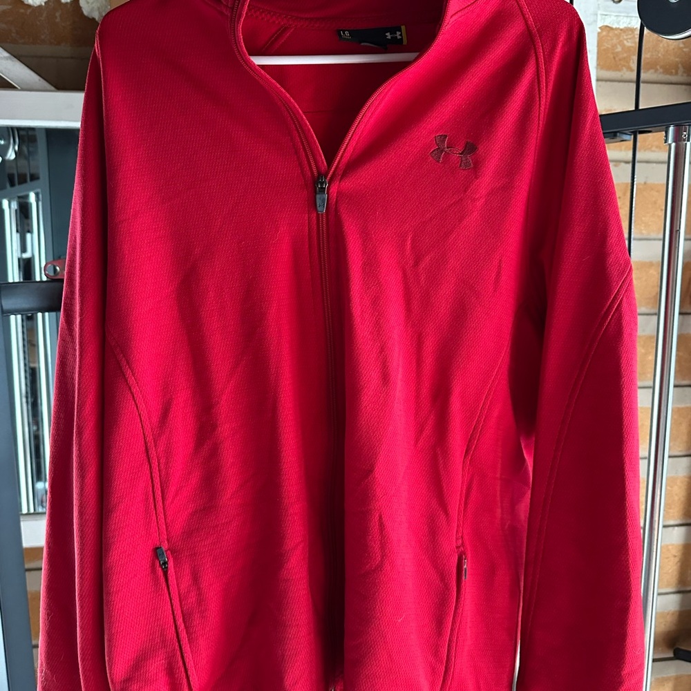Under Armour Red Full-Zip Jacket